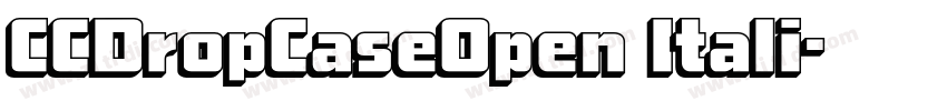 CCDropCaseOpen Itali字体转换